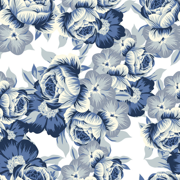 seamless floral pattern  - Vector, Imagen