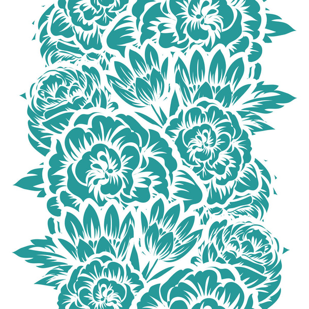 seamless floral pattern  - Διάνυσμα, εικόνα