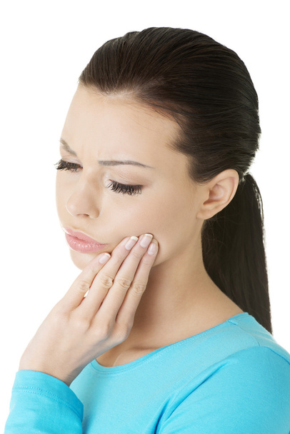 Woman with toothache - Zdjęcie, obraz