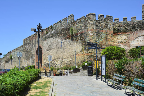 Grecja, Thessaloniki, zamek - Zdjęcie, obraz
