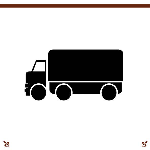 Ilustración de camión icono
  - Vector, imagen