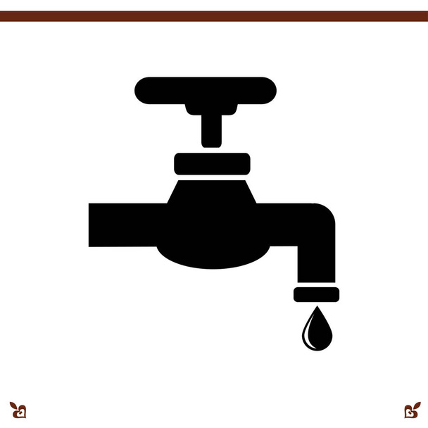 water tap icon - Vector, Image
