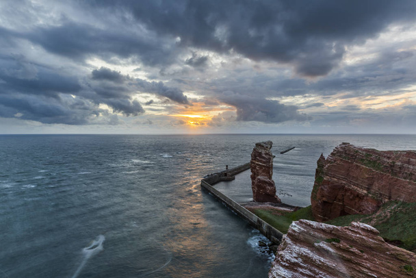 Sunset on the island of Helgoland - Foto, immagini