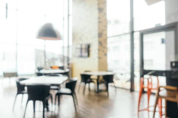 Abstract blur and defocused restaurant and coffee interior - Photo, Image