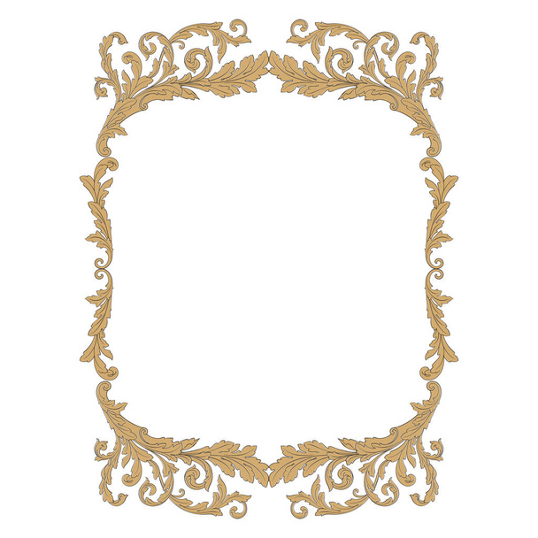 Ornament frame, border - Вектор, зображення