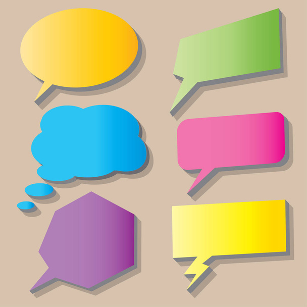 talk box bubble icon vecter illustration design - Vector, Image