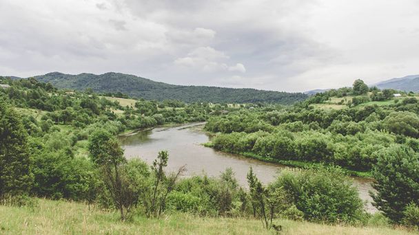 Mountain river in the Carpathian mountains - Foto, immagini