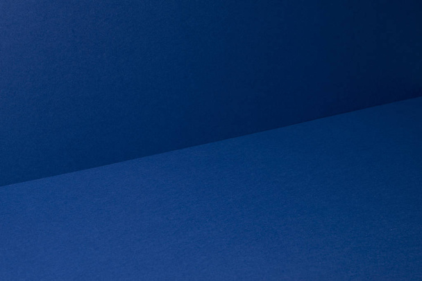 blauer Filz Wand / Boden für Hintergründe - Foto, Bild