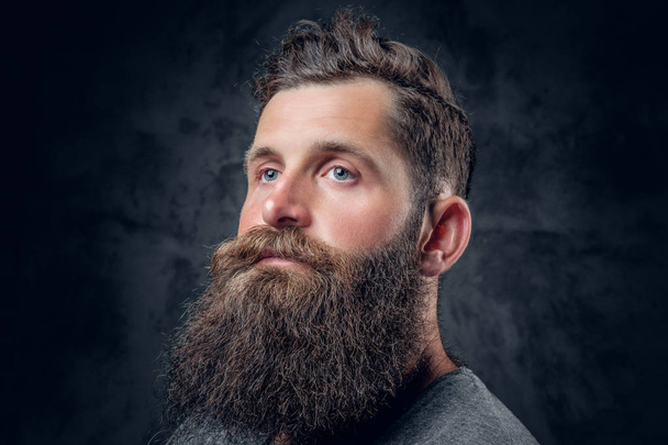 Brutális szakállas férfi - Fotó, kép