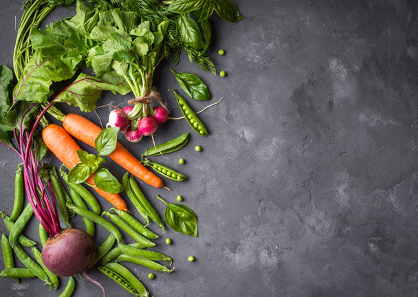 Fresh vegetables background - Foto, Imagem