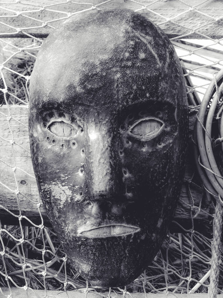 Wooden ritual mask - Photo, image