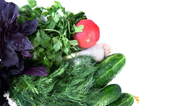 Φρέσκα και ωμά λαχανικά και η βιταμίνη τρόφιμα - Φωτογραφία, εικόνα