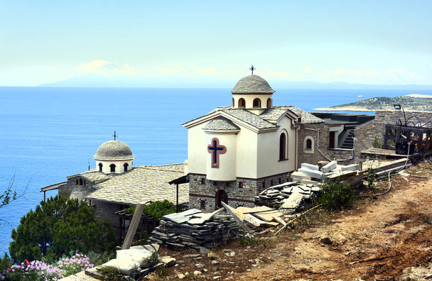 Ελλάδα, το νησί της Θάσου, Μονή - Φωτογραφία, εικόνα
