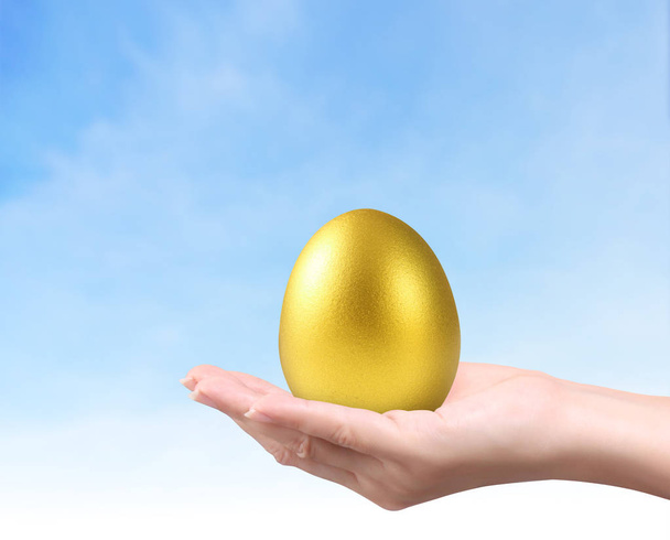 Holding Of Golden Eggs - Photo, Image