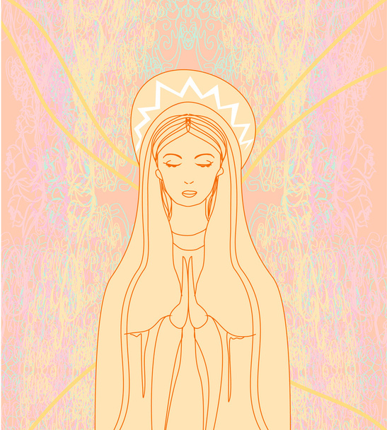 Blessed Virgin Mary - Vector, Image