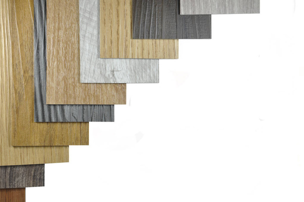 plancher de texture de bois Échantillons de stratifié et carrelage de plancher de vinyle sur w
 - Photo, image
