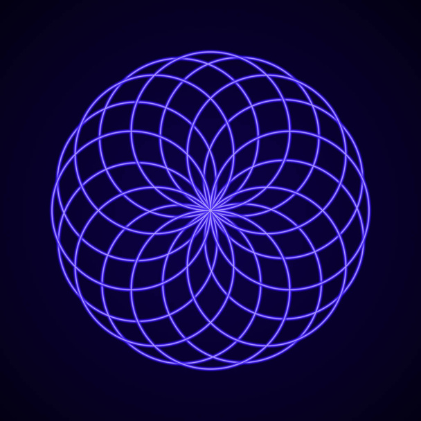 Sacred Geometry. Symbol of Harmony. - Vector, Image