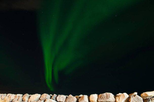 luces del norte en iceland - Foto, imagen