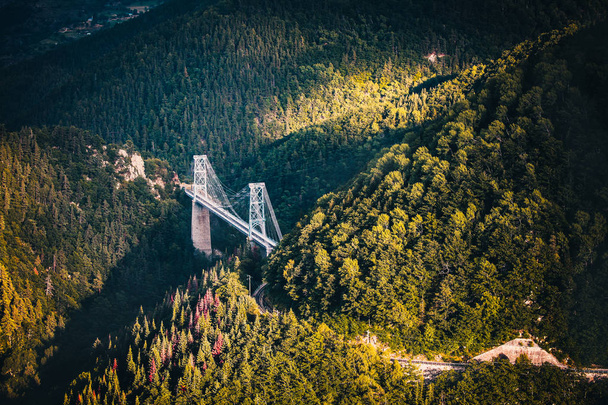 Gisclard railway bridge in Pyrenees - Photo, Image