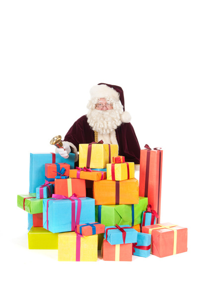 Mikołaj z prezentami - Zdjęcie, obraz