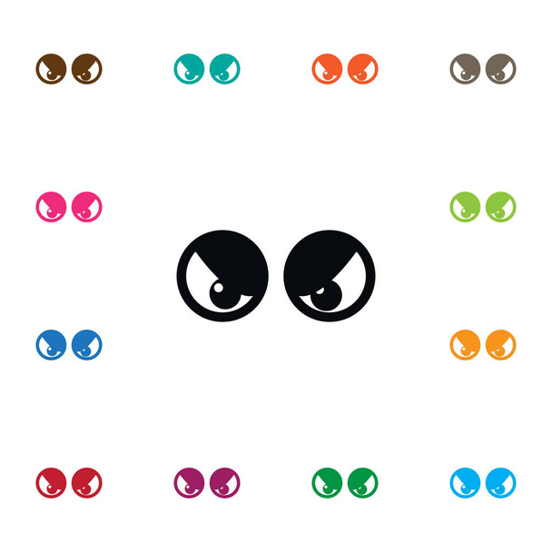 Isolated Eyeball Icon. View Vector Element Can Be Used For View, Eyeball, Eye Design Concept. - Vector, imagen