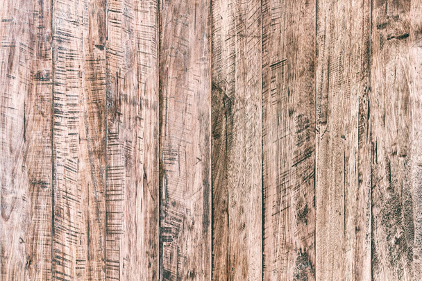 Vintage felszíni fa asztal és rusztikus gabona textúra a háttér.  - Fotó, kép
