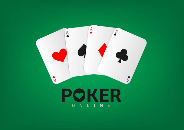 πόκερ Παιγνιόχαρτα - Διάνυσμα, εικόνα