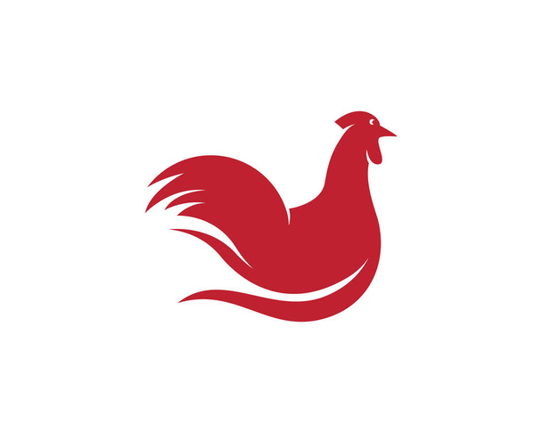 Rooster logo template - Vector, Image
