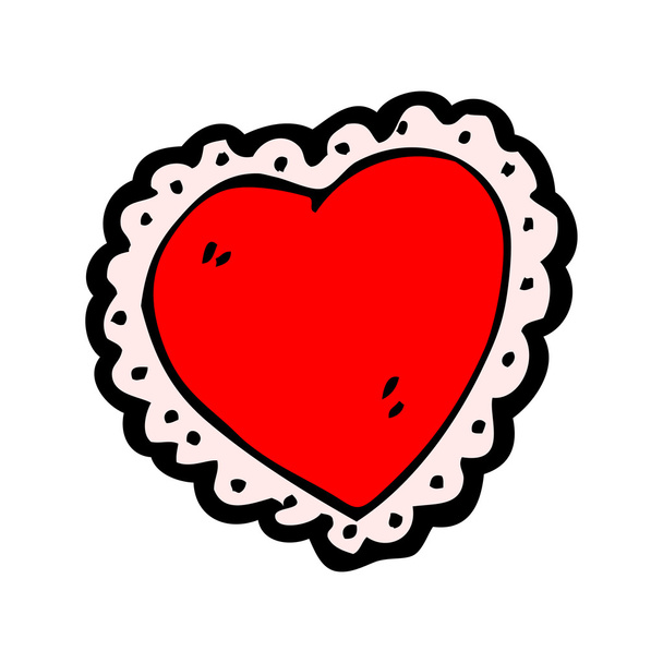Valentine cartoon coração
 - Vetor, Imagem