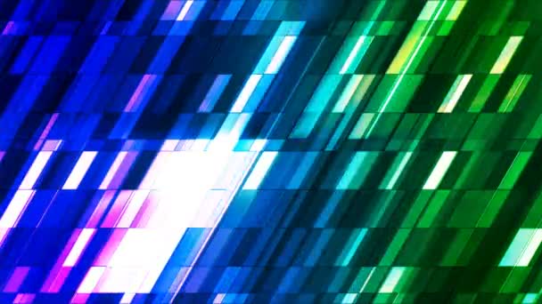 Broadcast Twinkling Slant Hi-Tech Pequeñas barras, multicolor, abstracto, Loopable, 4K
 - Metraje, vídeo
