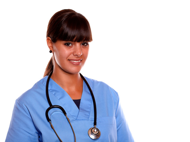 Professional doctor woman with a stethoscope - Photo, Image