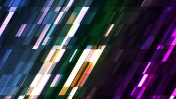 Broadcast Twinkling Slant Hi-Tech Pequeñas barras, multicolor, abstracto, Loopable, 4K
 - Metraje, vídeo