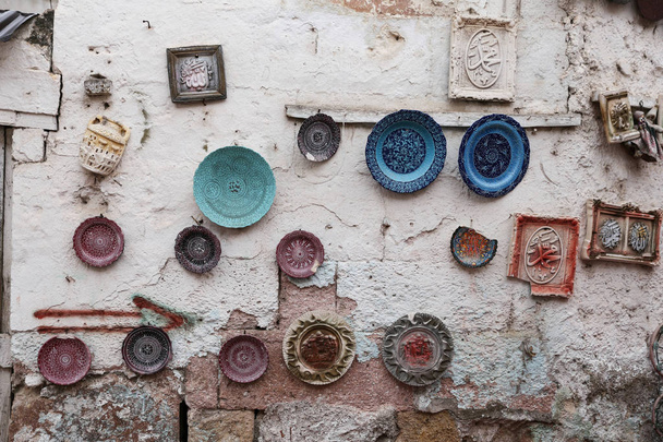 Turkish Ceramics in Souvenir Shop - Photo, Image