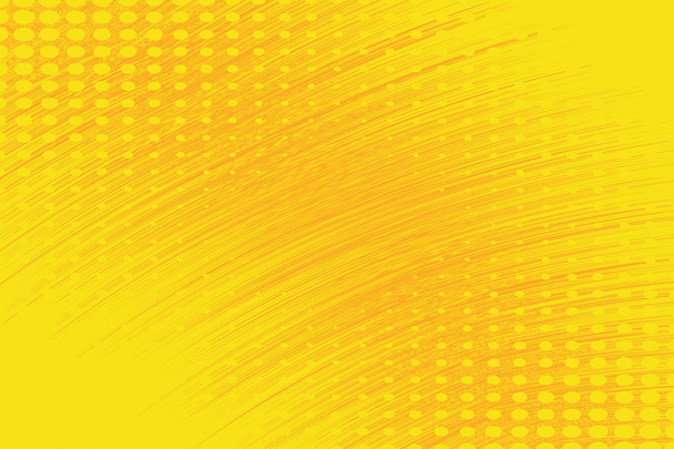 ハーフトーン効果のある黄色のサイドハッチ。ヴィンテージポップアートレトロベクトルイラスト - ベクター画像