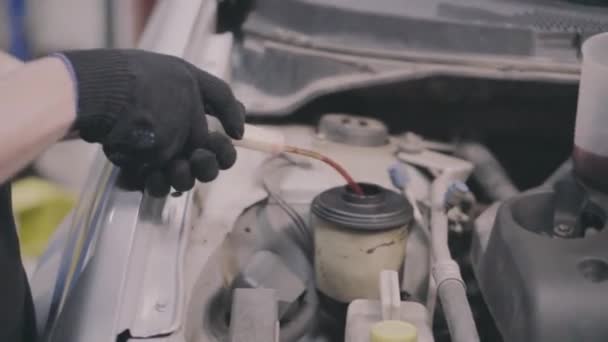 Mechanic repairing a car - Footage, Video