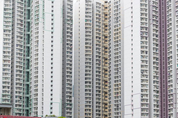 建物の香港の公共住宅 - 写真・画像