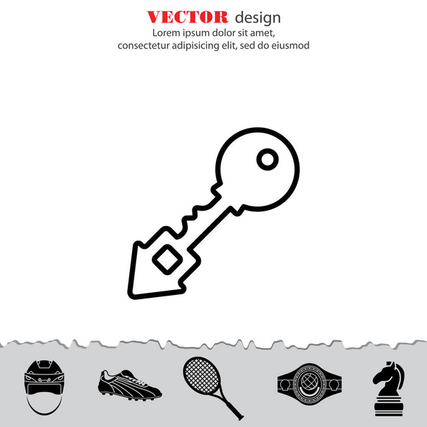 kulcsfontosságú web ikon - Vektor, kép
