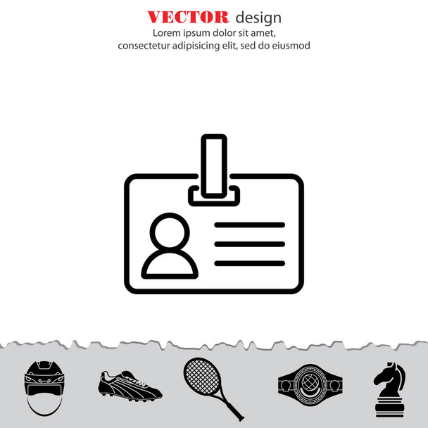 odznak ploché ikony - Vektor, obrázek