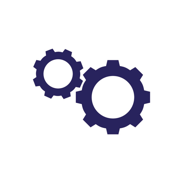 Cogwheels web icon - Vector, Image