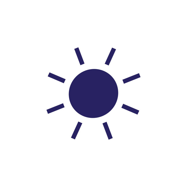 Sol icono web
 - Vector, Imagen