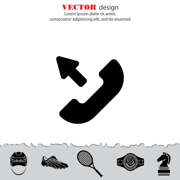 Outgoing call icon - Vector, Image
