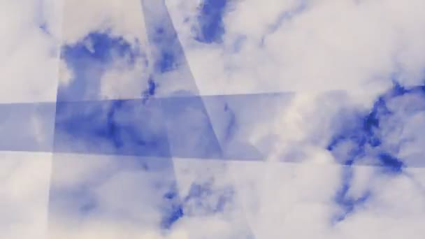 Shot panning across beautiful moving clouds and sky - Filmmaterial, Video