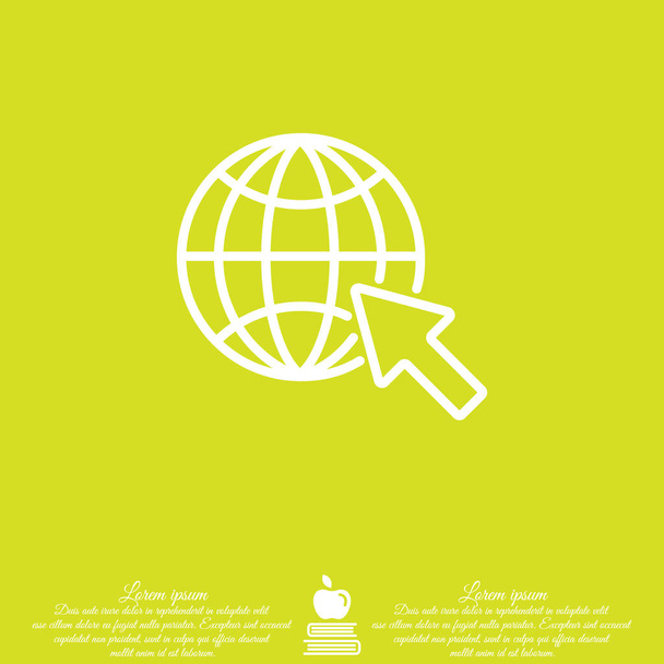 design de l'icône Globe
. - Vecteur, image