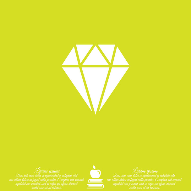 ikona webové Diamond - Vektor, obrázek