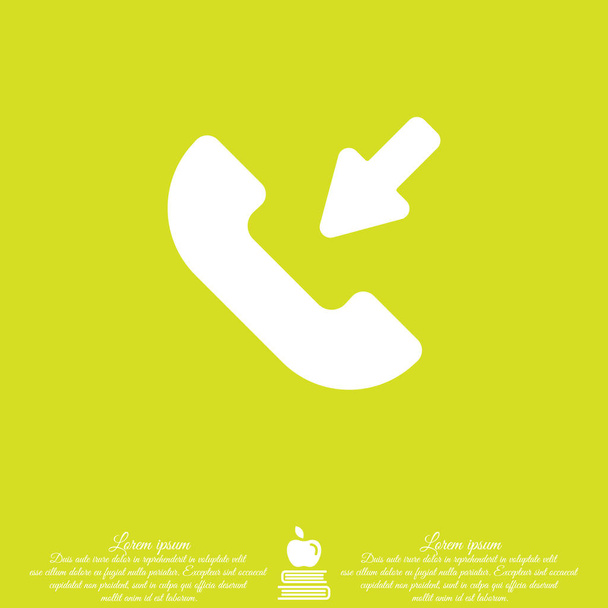incoming call icon - Vector, Image