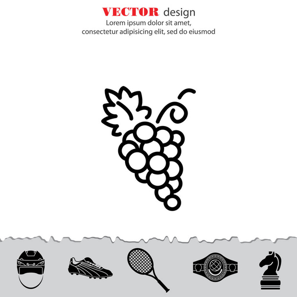 tros druiven, illustratie  - Vector, afbeelding