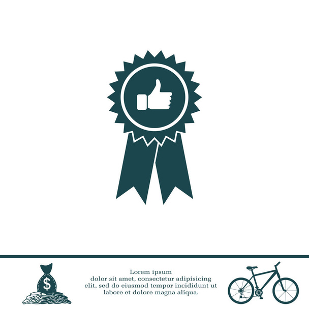 Award web icon - Vector, Image