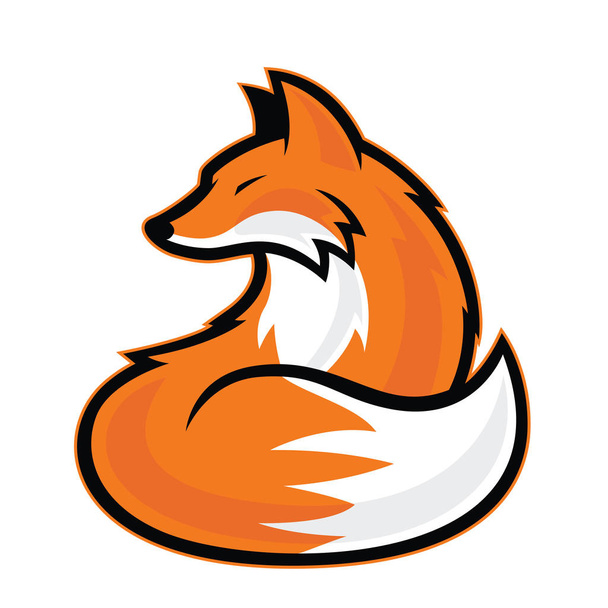 Logo de la mascota Fox
 - Vector, imagen