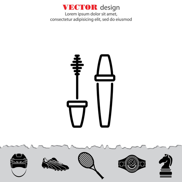 Mascara borstel pictogram - Vector, afbeelding