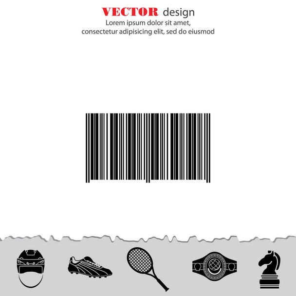 Strichcode-Websymbol - Vektor, Bild